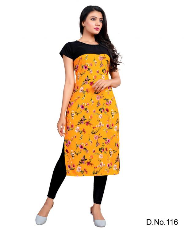 Regular Were Kurti Vol 3 Crepe Designer Digital Print Kurti collection